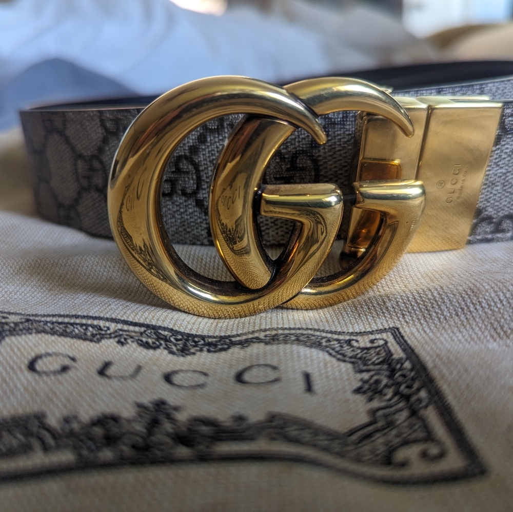 Gucci GG supreme belt